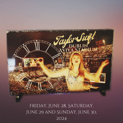 Taylor Swift Dublin 2024 clock