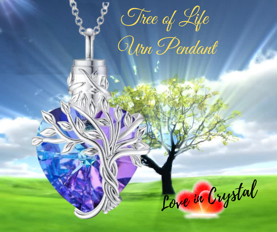 Tree of life urn on sale necklace