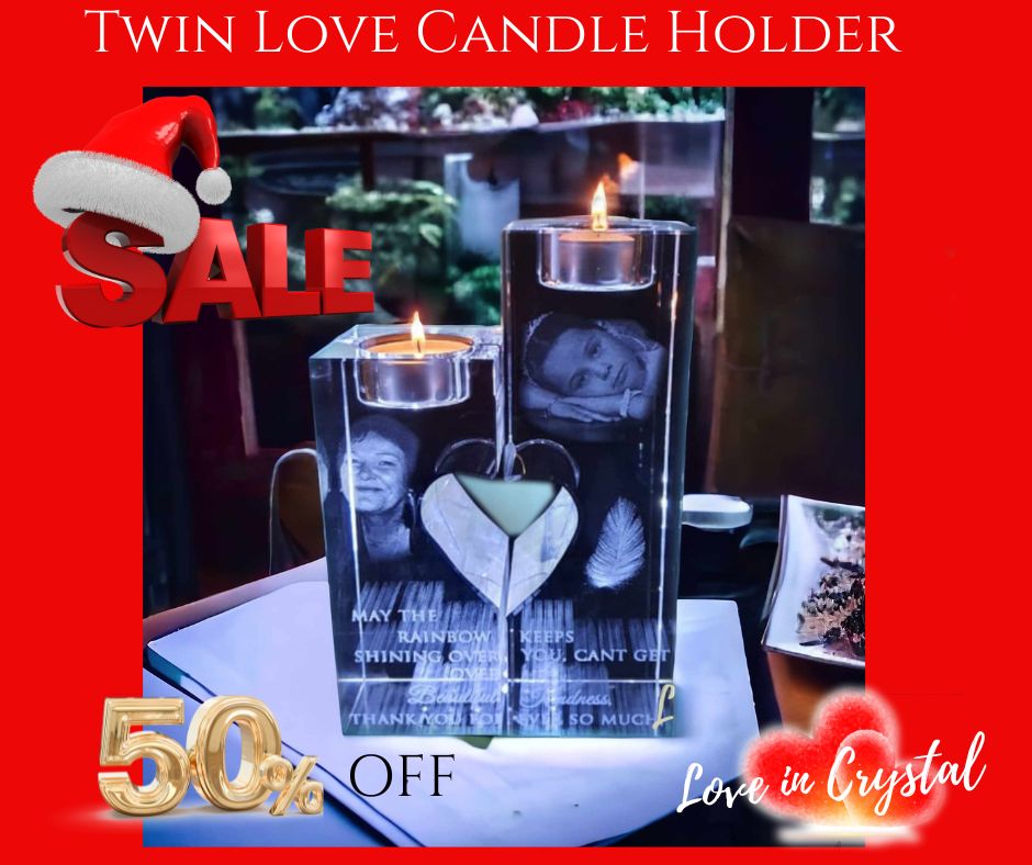 Love Twin Candle Holder