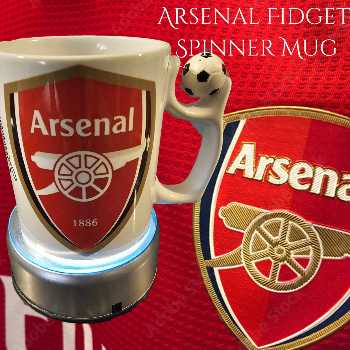 Arsenal FC Fidget Spinner Mug