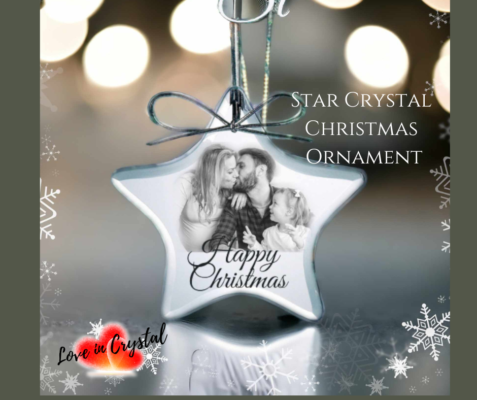 Christmas Crystal Star Ornament