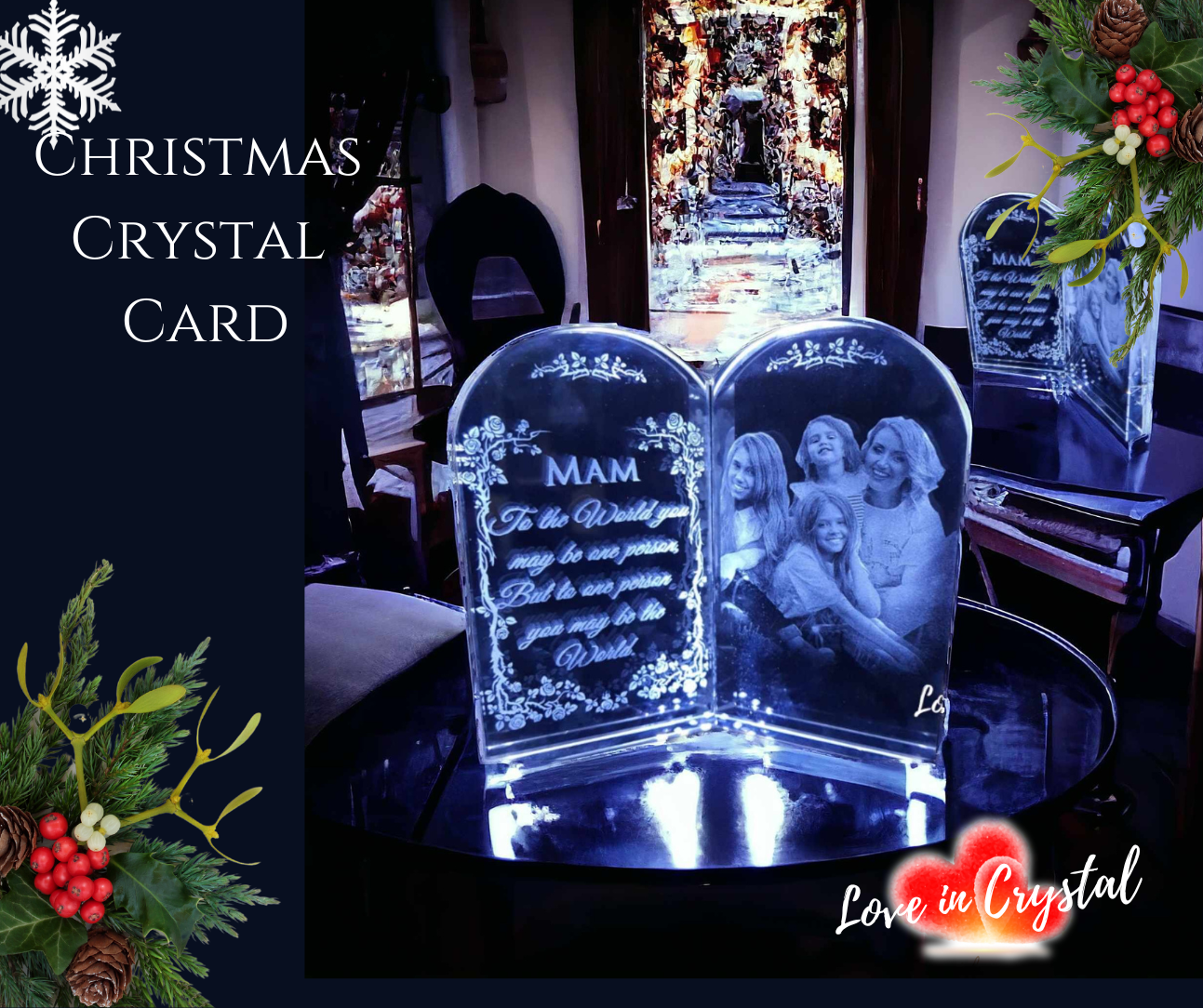 Christmas Crystal Cards