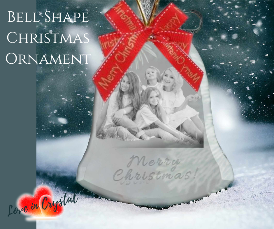 Christmas Crystal Bell Ornament