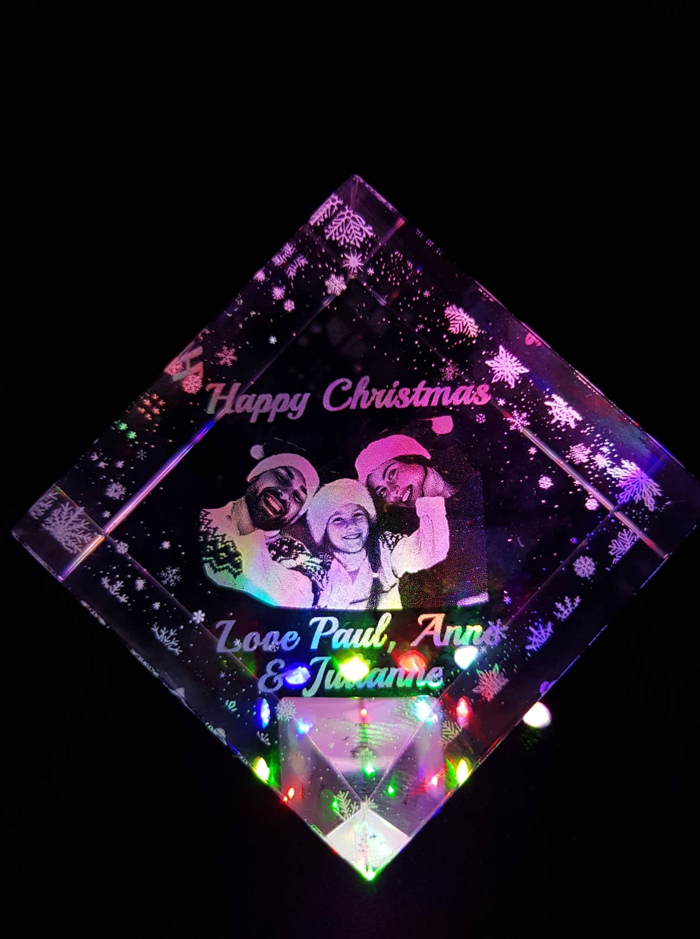 Christmas Crystal instead of a Card