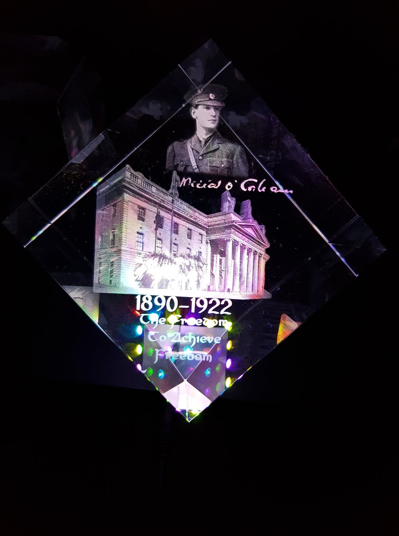 Michael Collins 1916 GPO Crystal