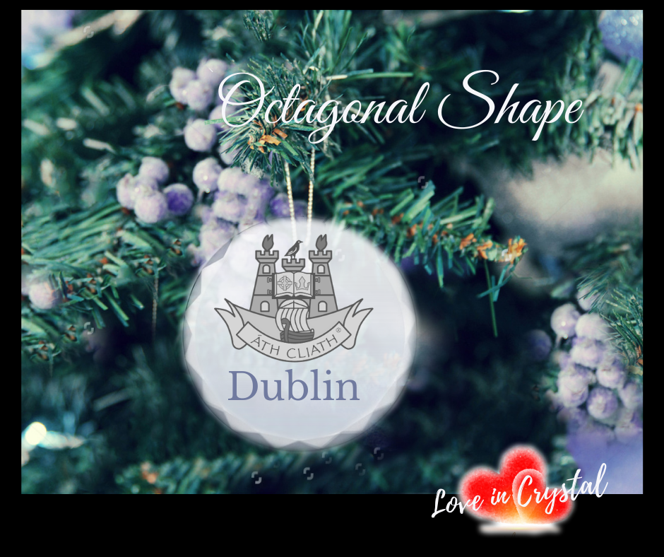 Personalised Christmas Crystal Tree Ornament