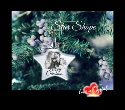 Christmas Crystal Star Ornament