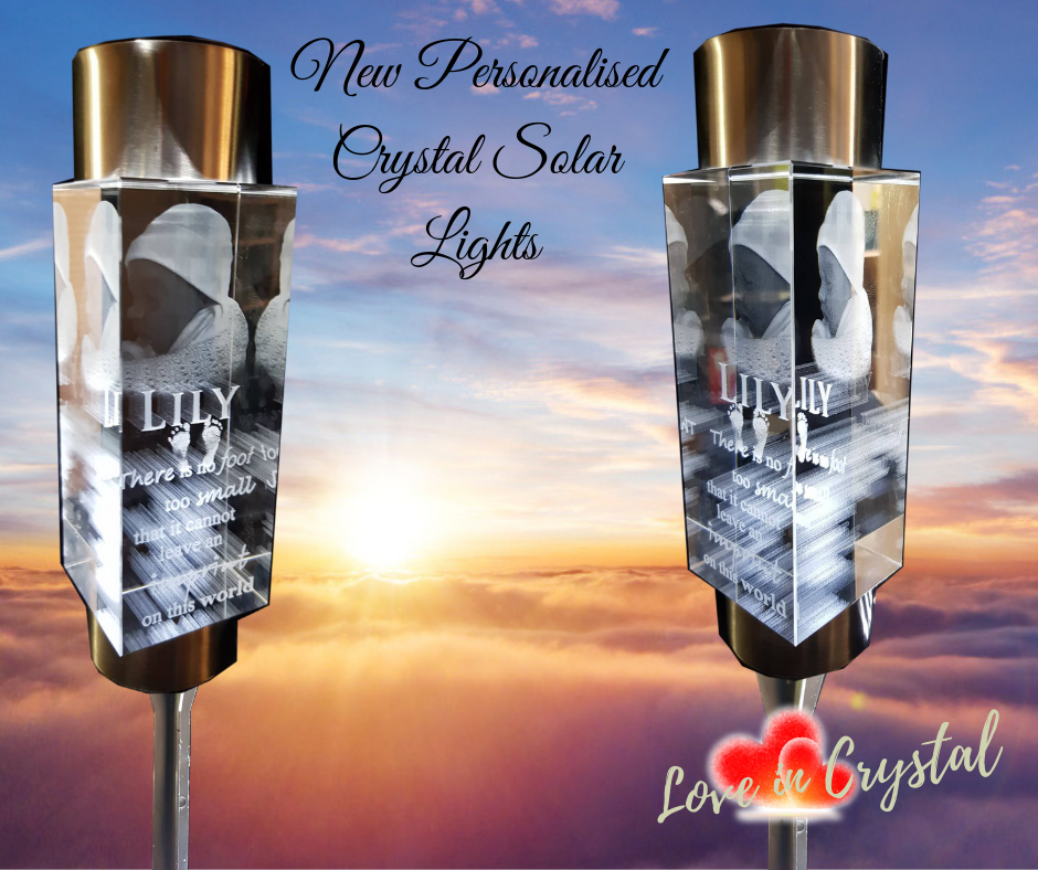 Personalised Crystal Solar Light