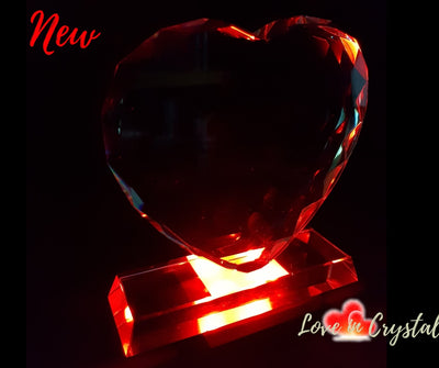 NEW Valentine's Love Heart Crystal Collection