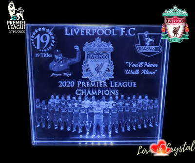 Liverpool EPL Champions Crystal