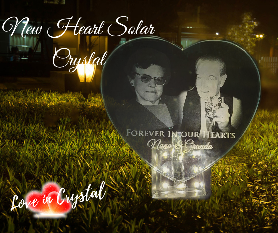 Heart Solar Crystal