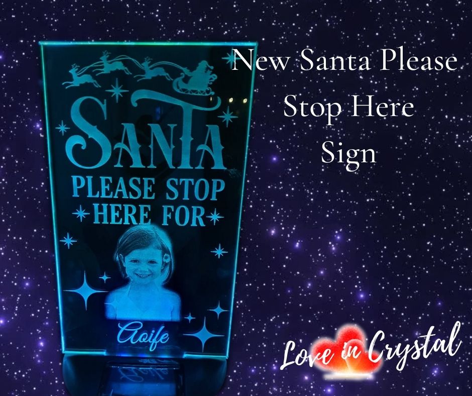 Santa Stop Now Sign