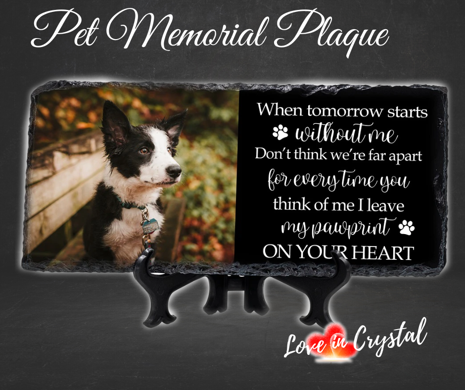 Pet Memorial Stone Plaque